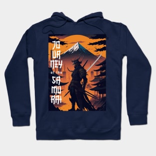 Futuristic Samurai: A Journey Through Time and Tradition Hoodie